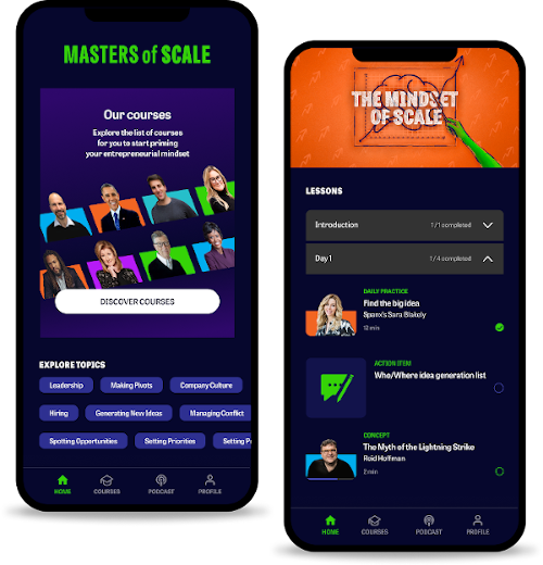 Masters of Scale — Download the Masters of Scale Courses App